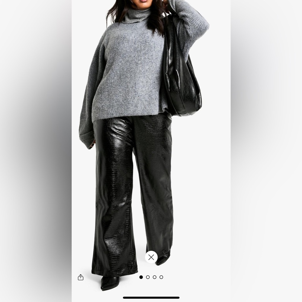 Boohoo faux leather pants